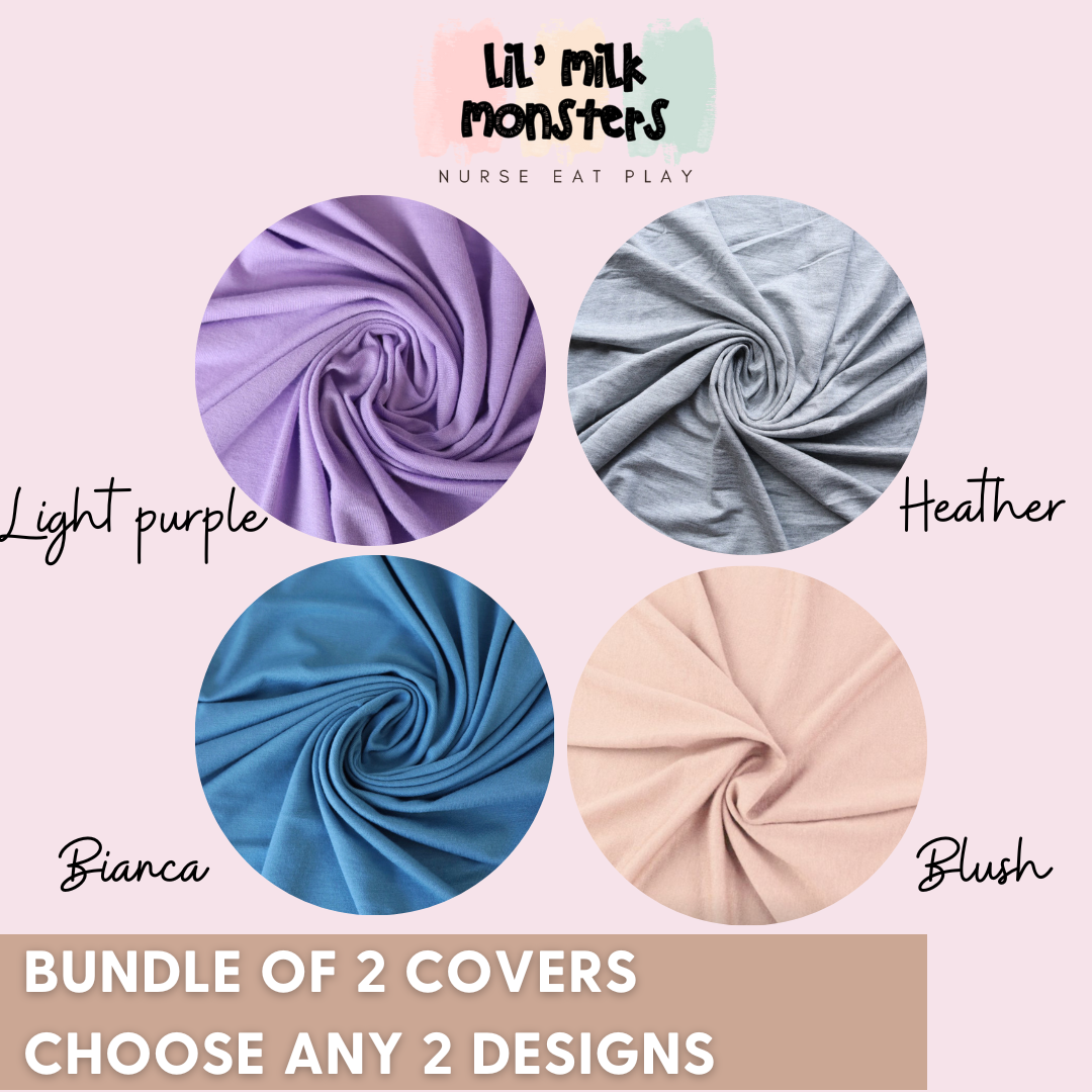 Lil' Milk Monster Luxuriously Soft 360 Multipurpose Cover - Bundle of 2